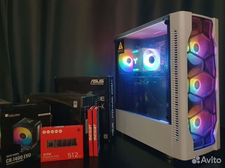 Пк для игр и учёбы/Ryzen5/RTX2060s/DDR4 16gb