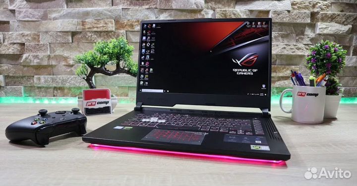 Asus rog strix 15 игровой 4GB GTX 1650. 120 Hz