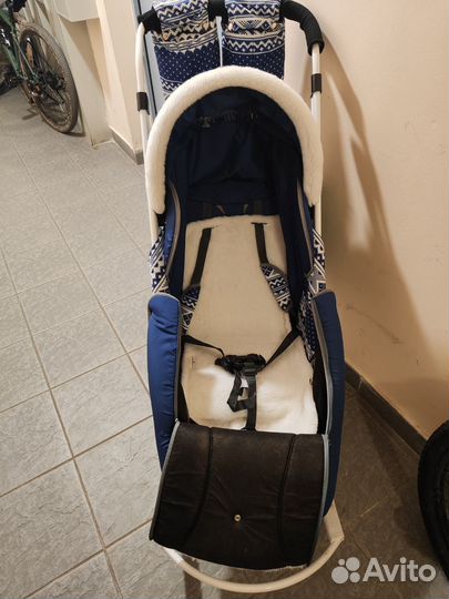 Детские санки коляска