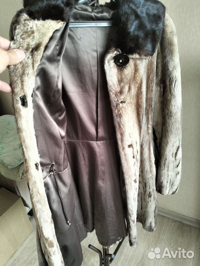 Шуба норковая 42 44 бу