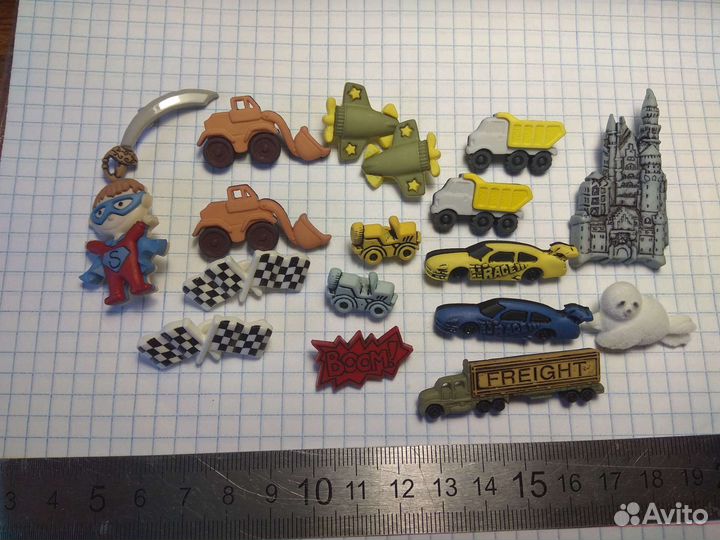 Пуговицы декоративные пакет 18 шт