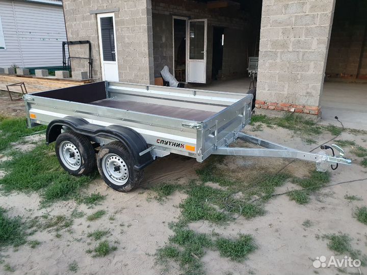 Прицеп оцинк. двуосный 2.6х1.5м