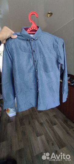 Рубашка школьная