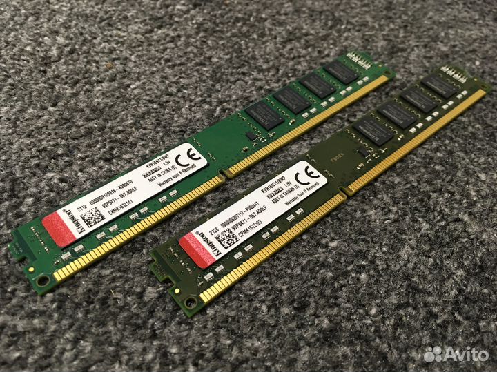 Оперативная память Kingston DDR3 8GB 4GB 1600