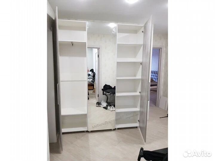 Шкафы (230х180х50) Бетон светлый (№2, №4)