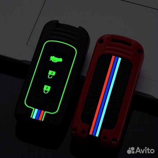 Чехол на ключ Mitsubishi / Митсубиси 3 кнопки Black