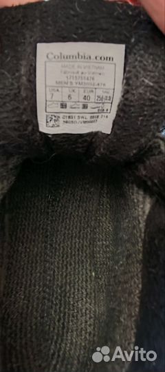 Ботинки зимние columbia