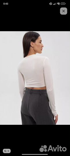 Топ с длинным рукавом