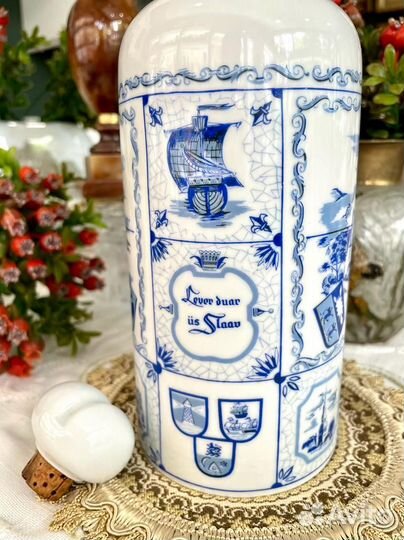 Антиквариат штоф бутылка Altenkunstadt фарфор 0,7Л