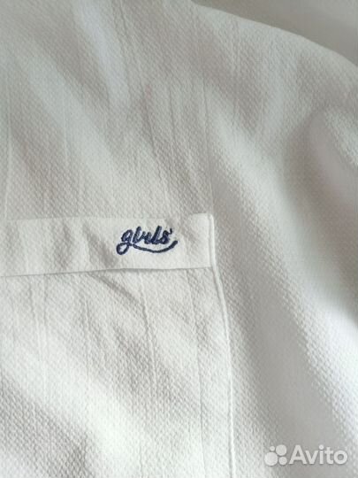 Белая рубашка 46 разм