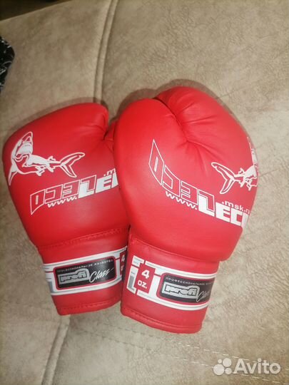 Боксерские перчатки детские 4 oz