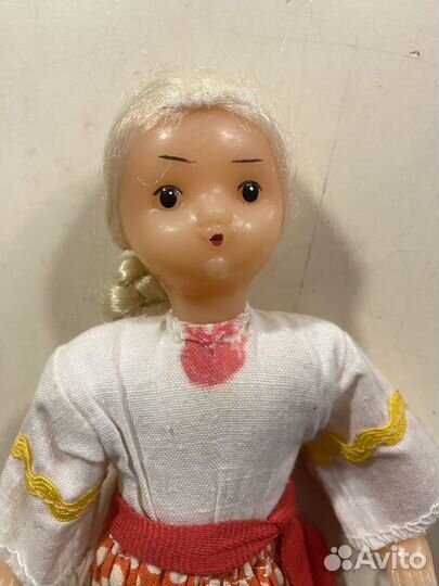 Кукла Паричковая СССР 18см