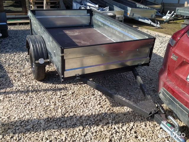 Прицеп 2,05*1,35 с тентом 1м