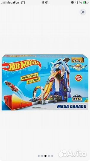 Hot Wheels гараж-лифт парковка