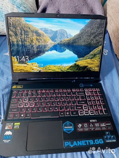 Ноутбук Acer Nitro Ryzen7/RTX3070/16GB/512SSD