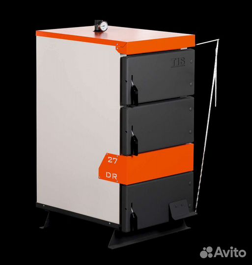 Котел твердотопливный дровяной Pro DR TiS