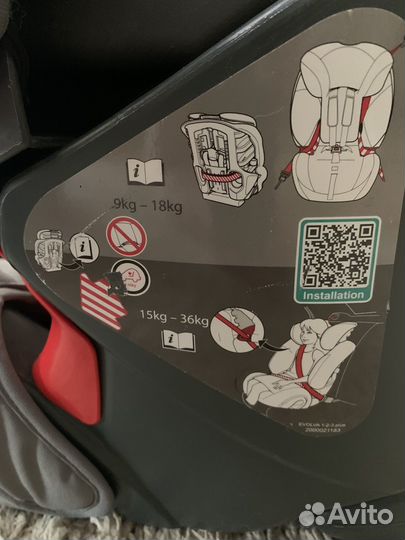 Детское автокресло 9 до 36 кг britax romer