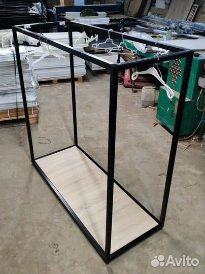 Рейл (вешалка) для одежды островная б/у