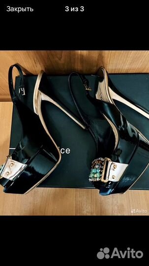 Босоножки вечерние из Италии