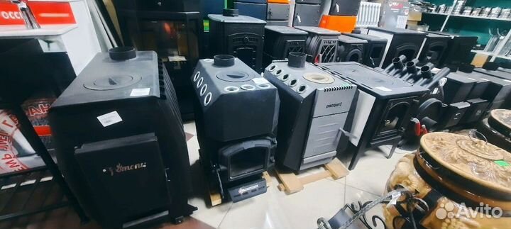 Чугунные печи камины