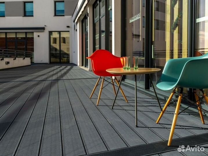 Доска из дпк для террасы