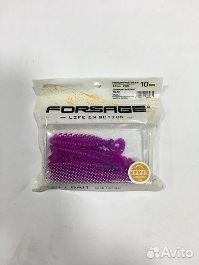 Приманки силиконовые Forsage новые 6 видов