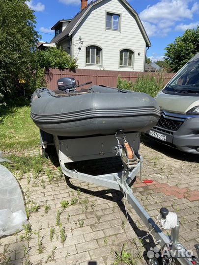 Лодка пвх с мотором Yamaha и прицепом