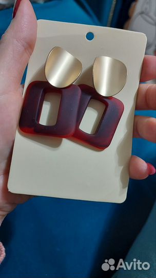 Серьги новые бижутерия