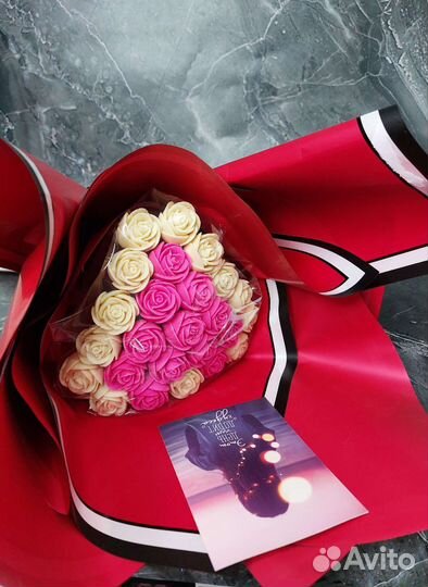 Букет из шоколадных роз