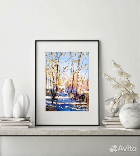 Картина маслом пейзаж