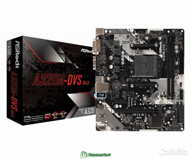 Материнская плата Asrock A320M-DVS R4.0