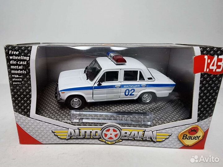 Ваз 2106 милиция Autobahn 1:43