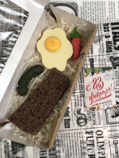 Шоколадные пельмени в подарок мужчине