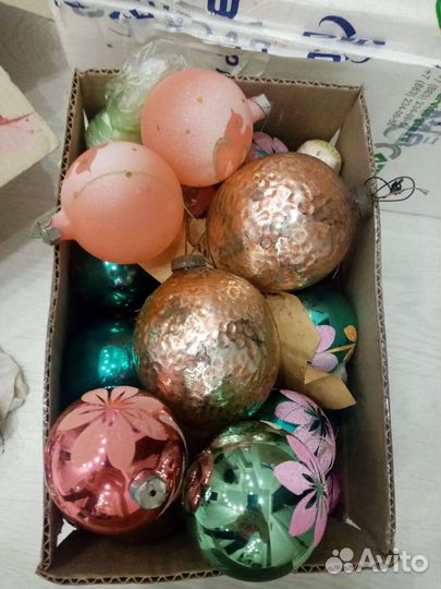 Елочные игрушки СССР