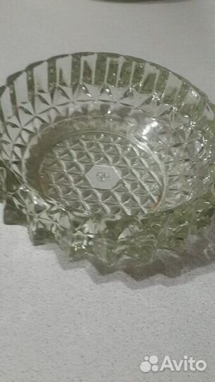 Пепельница ссср.Стекло. Новая