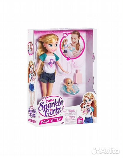 Новая Кукла няня с малышом Zuru Sparkle Girlz