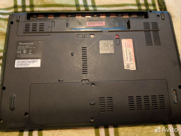 Ноутбук Packard bell на запчасти