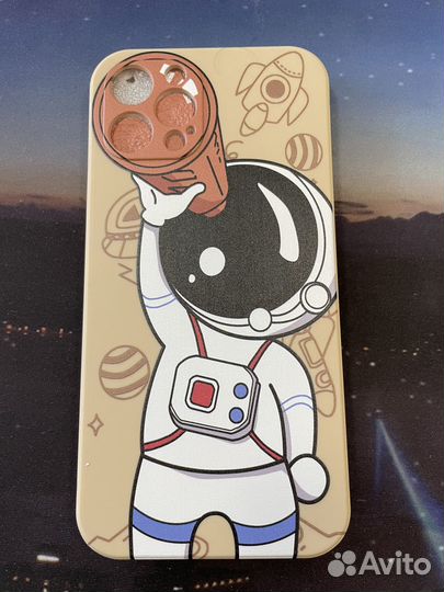 Чехол StarGazer на iPhone 14 Pro Max (Khaki)