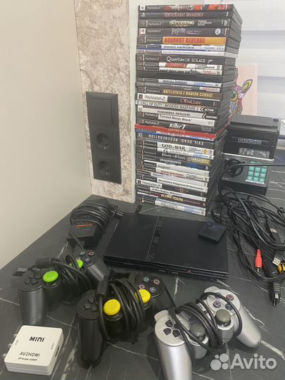Sony PS2 +35 дисков