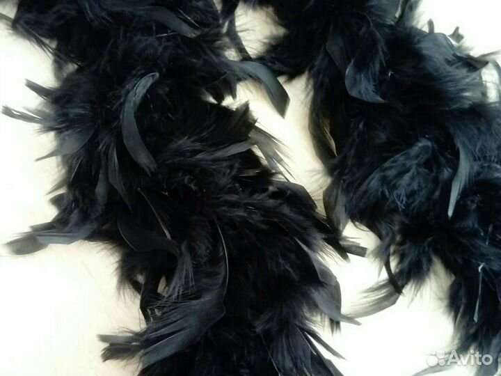 Боа черное 2м