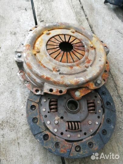 Корзина сцепления с диском рено логан