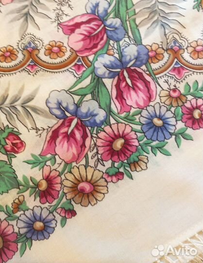 Павловопосадский платок Весеннее утро