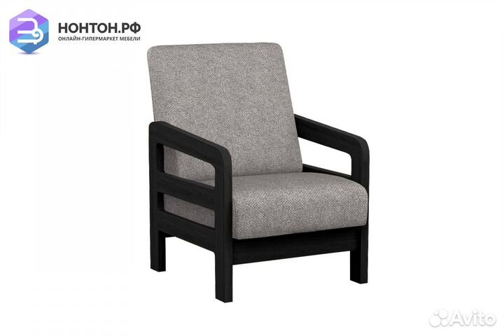 Кресло Вега-34 светло-серое