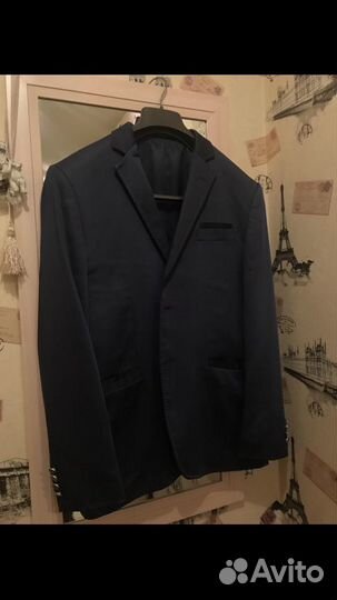 Костюм классический мужской синий