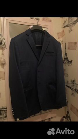 Костюм классический мужской синий