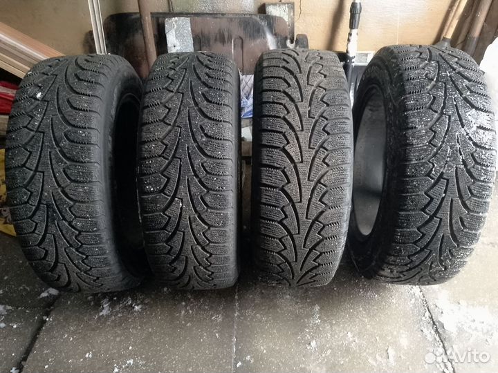 Зимняя резина на литых дисках 195 на 60 r 15