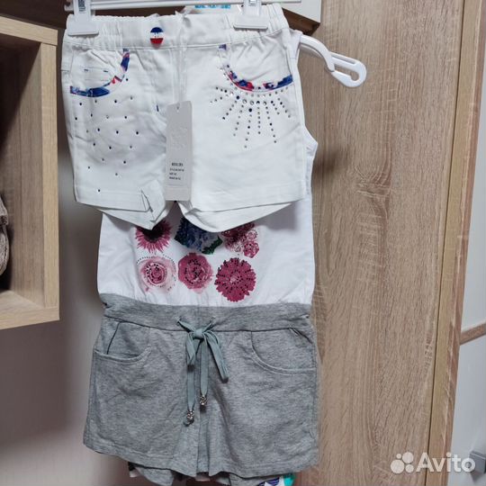 Летние вещи для девочки 122
