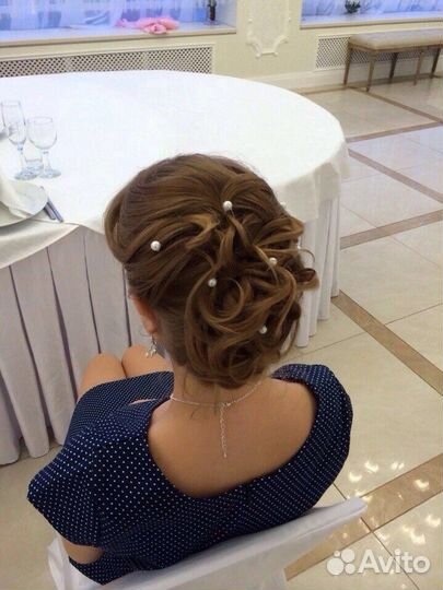 Вечерние прически. Локоны. Плетения кос