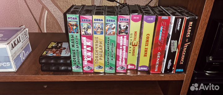 Картриджи на Sega