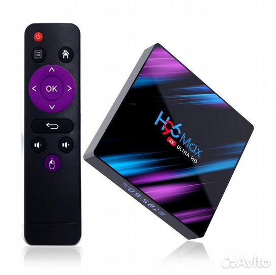 Смарт тв приставка H96 max 4/32GB